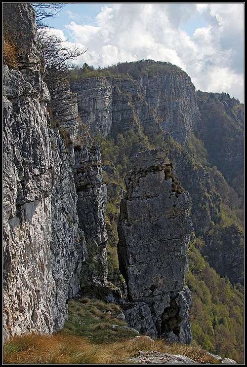 Monte Cengio - The Ledges path