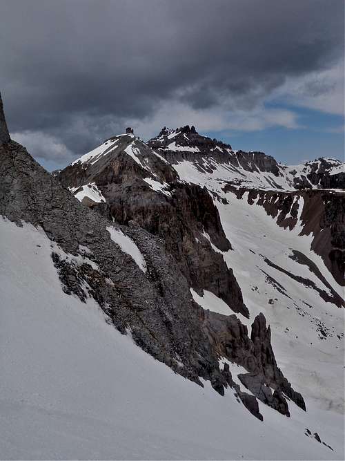 View from Potosi's North Couloir
