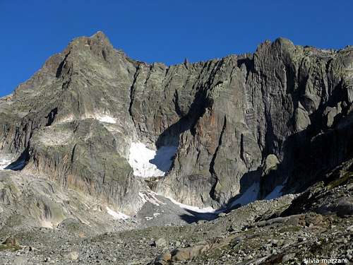 Gletschhorn main summit and Graue Wand