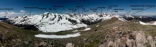 Cameron Peak Summit Panorama