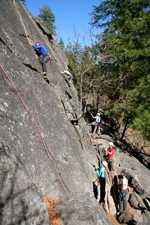 BOEALPS BCC rock climbing