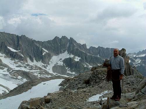 The summit ridge