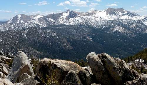View of Freel Peak and neighbors from Monument Peak 10,067'