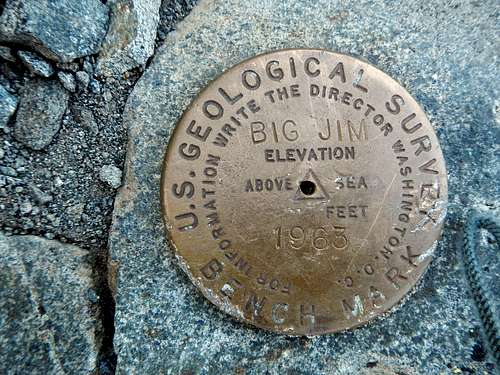 Big Jim USGS Marker