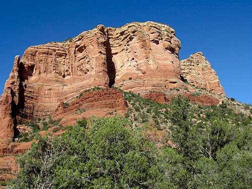 Courthouse Butte, east face