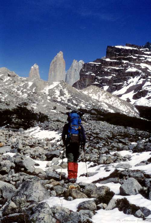 Towards Torres del Paine Base Camp