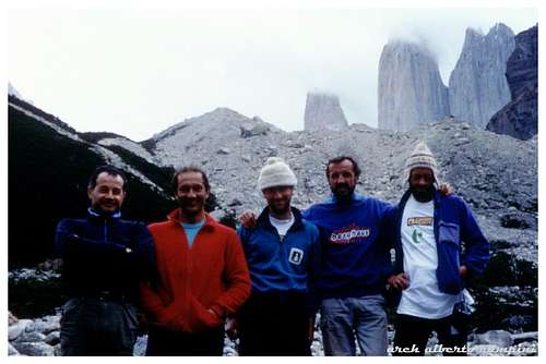 Back from Torre Central del Paine, 1992