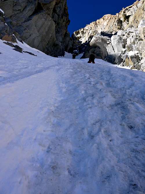 Into the Right Couloir