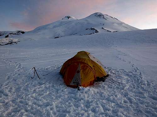 Mt Elbrus - Camp 1 12,700'