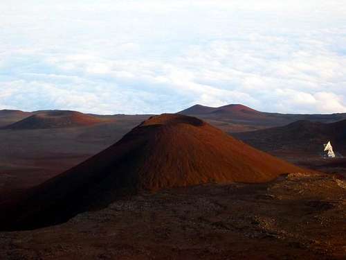 Large cinder cone near the...