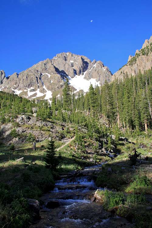 View of the Snake Couloir