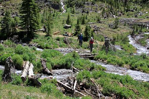 Many creeks crossings