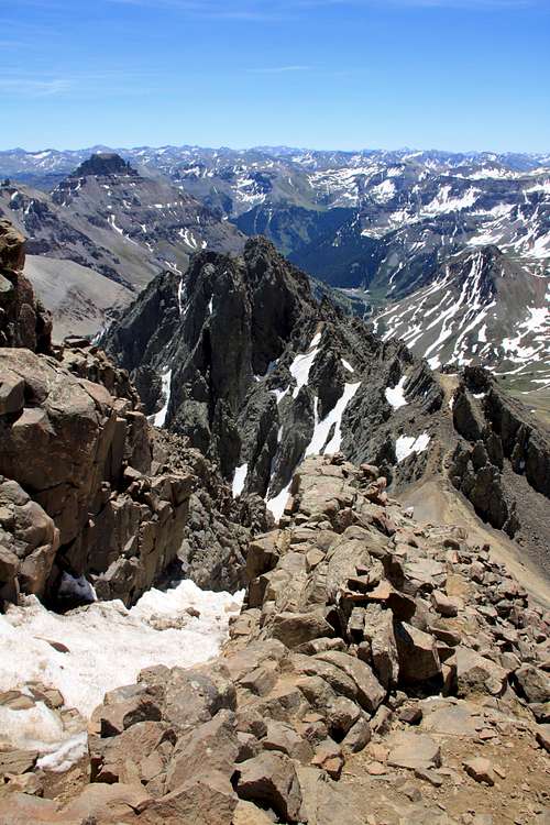 Descent South slopes