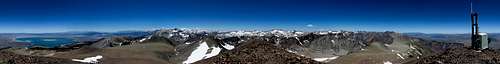 Mt Warren summit panorama