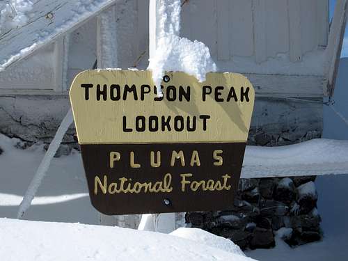 lookout sign