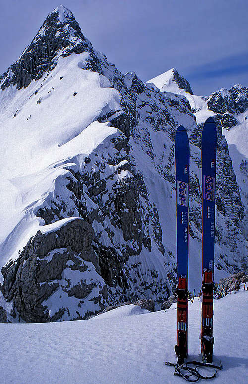 Skiing on Srenjski preval