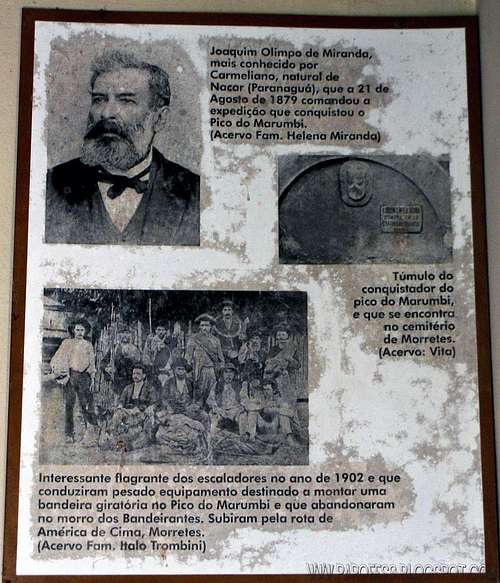 The first brazilian mountaineer