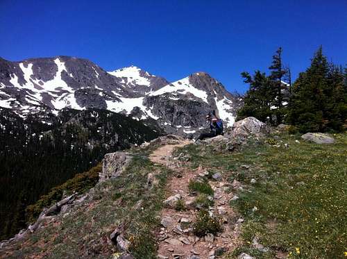 4th of July Trail up to the Arapahos in the Indian Peaks, Colorado