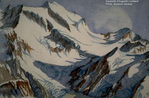 Grand Combin, painting from...
