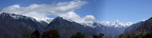 View towards Solu Khumbu region