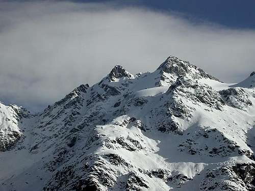Le punte Patrì Nord (3561 m.)...
