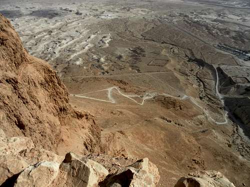 Masada.Snake path