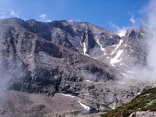 Longs Peak at Chasm Junction