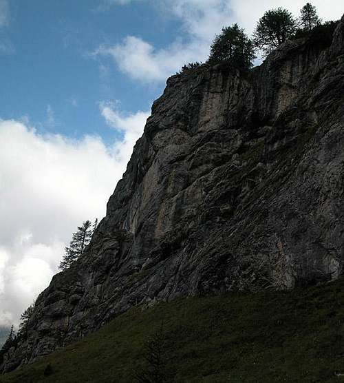 Rock faces in the Soleck...