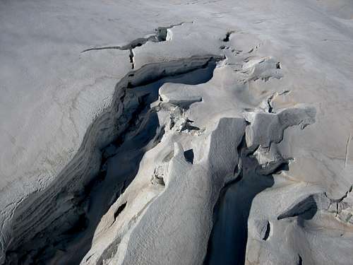 Crevasses - Glacier du Géant