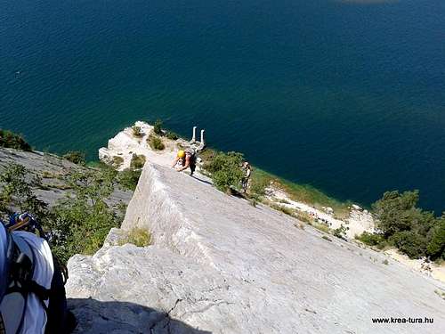 Climbing at Garda-lake - Corno di Bo