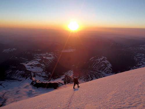 Sunrise from Mount Rainier