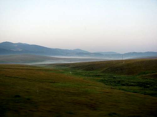 Karst plateau in Serbia