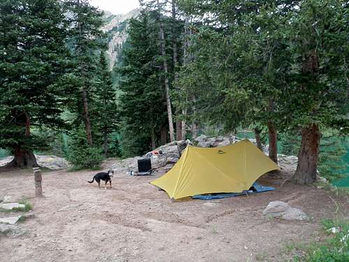 Camping along Geneva Lake