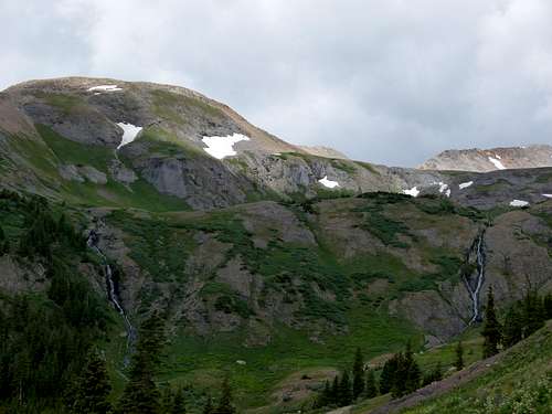 Black Bear Pass and Trico Peak area