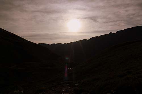 Sunrise from Stevens Gulch