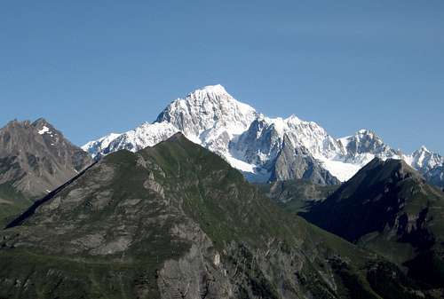 Mont Blanc seen from Mont Paramont