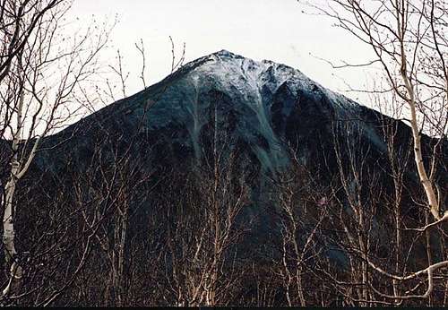 The summit of Ostraja sopka...