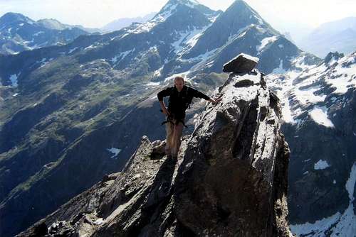  P. TERSIVA on E-NE Ridge or Standard Route from Fénis/Clavalité Valley