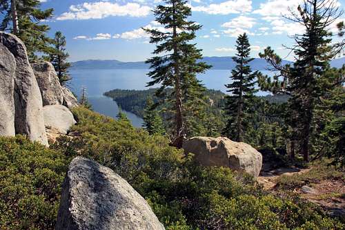 Lake Tahoe from the Maggies Peaks Trail