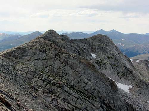 View west from Mt. Evans