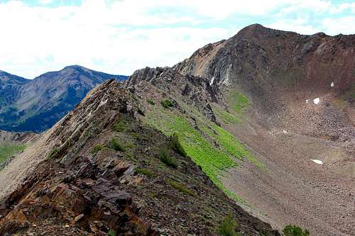 The Cardiac Ridge from Peak 10,820.
