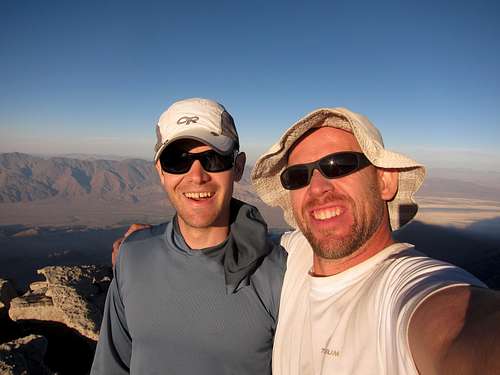 Me and Joe on the Summit of Lone Pine Peak