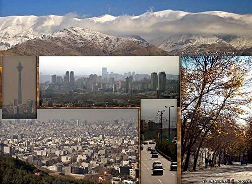 Tehran and Mt. Tochal, Photo...