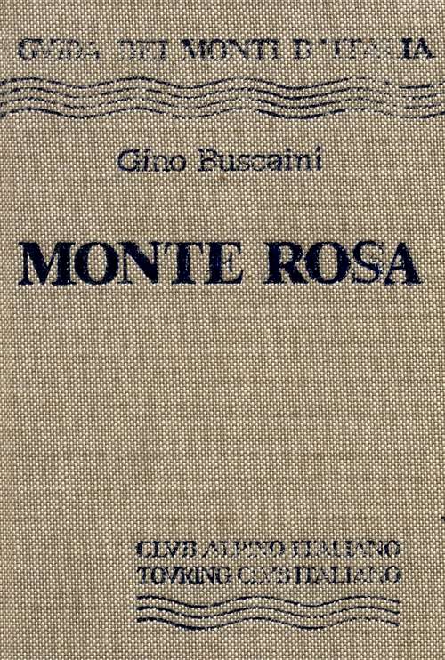 Monte Rosa guidebook