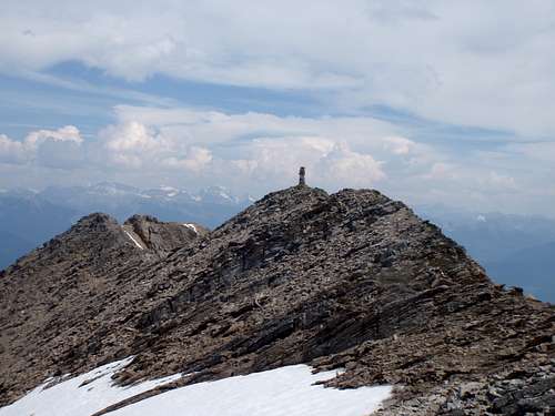 Nearing summit - Mt. Aeneas