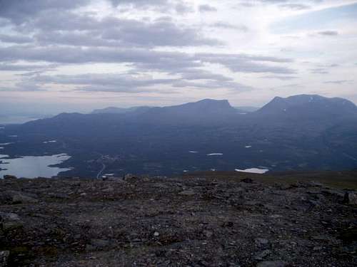 Lapporten as seen from the...