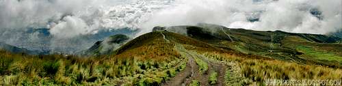 Rucu Pichincha trail 