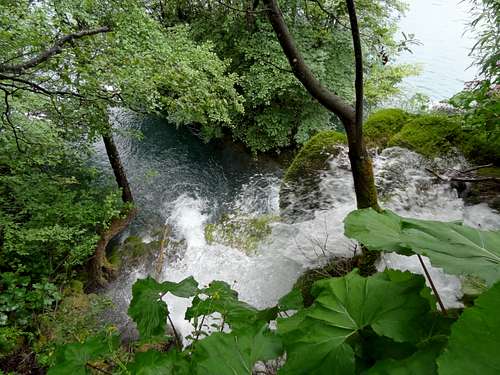 Waterfall under Ciginovac lake