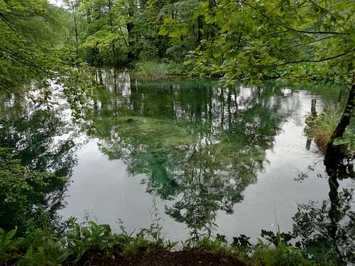 Pond under Galovac lake