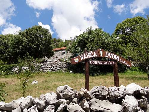 Ramića dvori, third hut, also not far over the Paklenica hut